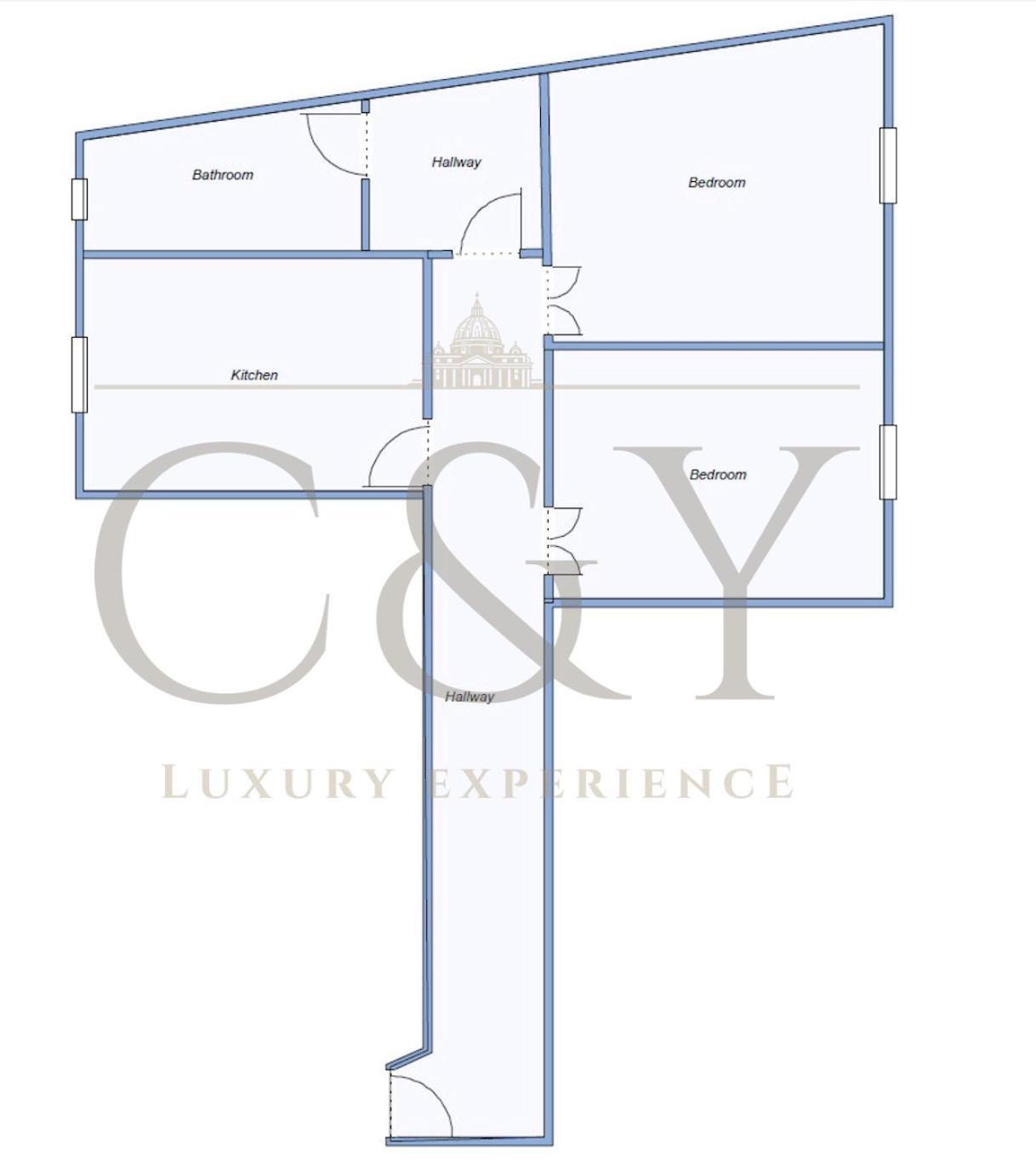 C&Y Apartments - Roma Prati - Luxury Double Studio With Kitchen Екстериор снимка